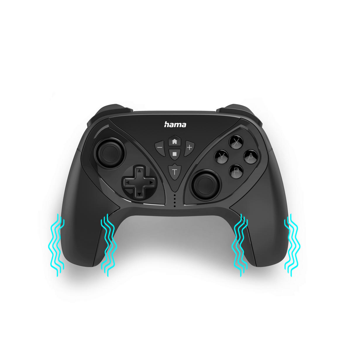 HAMA Bluetooth-ControllerNintendo Switch schwarz Nintendo Switch - schwarz (6,60/14,20/17,50cm) - HAMA