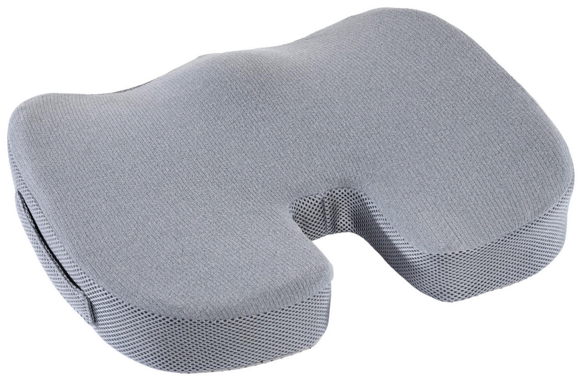Sitzkissen Stuhlkissen_Ergo-Plus 45x35cm grau - grau (45,00/35,00/7,00cm)