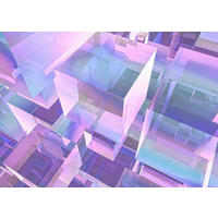 Komar Fototapete Holographicubical B/L: ca. 350x250 cm Holographicubical - (350,00/250,00cm) - Komar