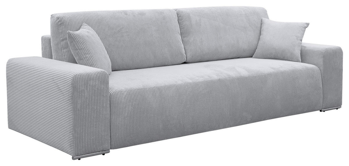 Schlafsofa Virginia grau B/H/T: ca. 257x87x102 cm Virginia - grau (257,00/87,00/102,00cm)