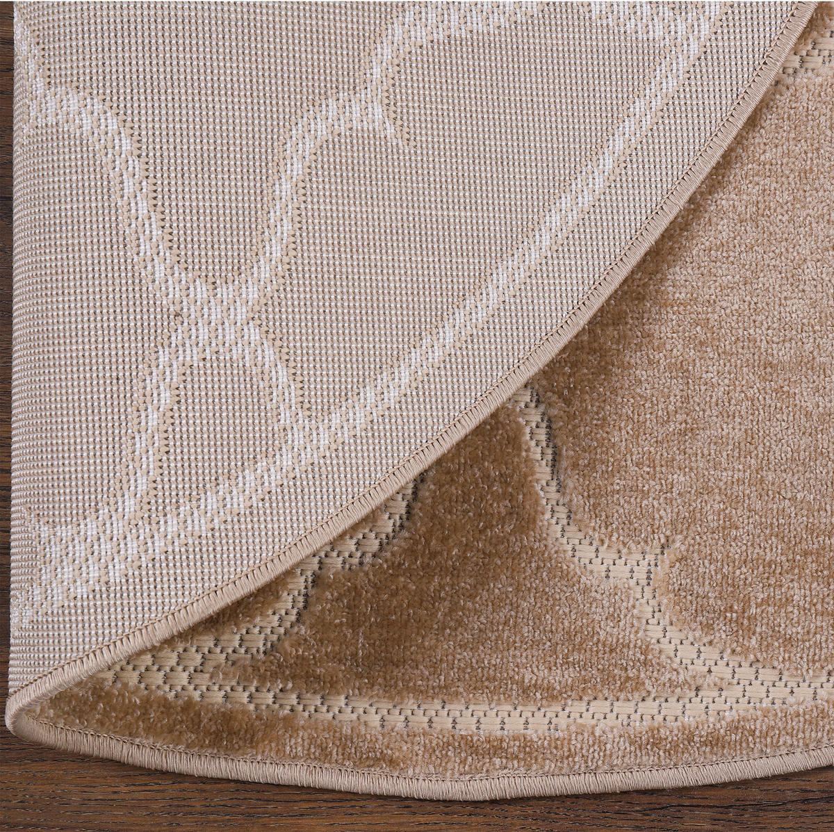 Sanat Outdoorteppich BERLIN beige B/L: ca. 150x150 cm BERLIN - beige (150,00/150,00cm) - Sanat