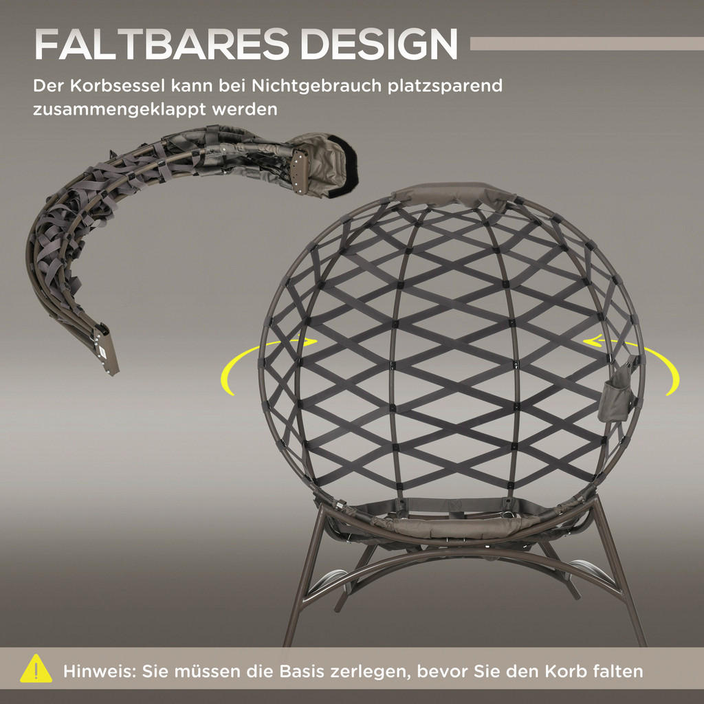 Outsunny Gartenstuhl-Set sand Polyester ... Outsunny Gartenstuhl-Set sand Polyester ...