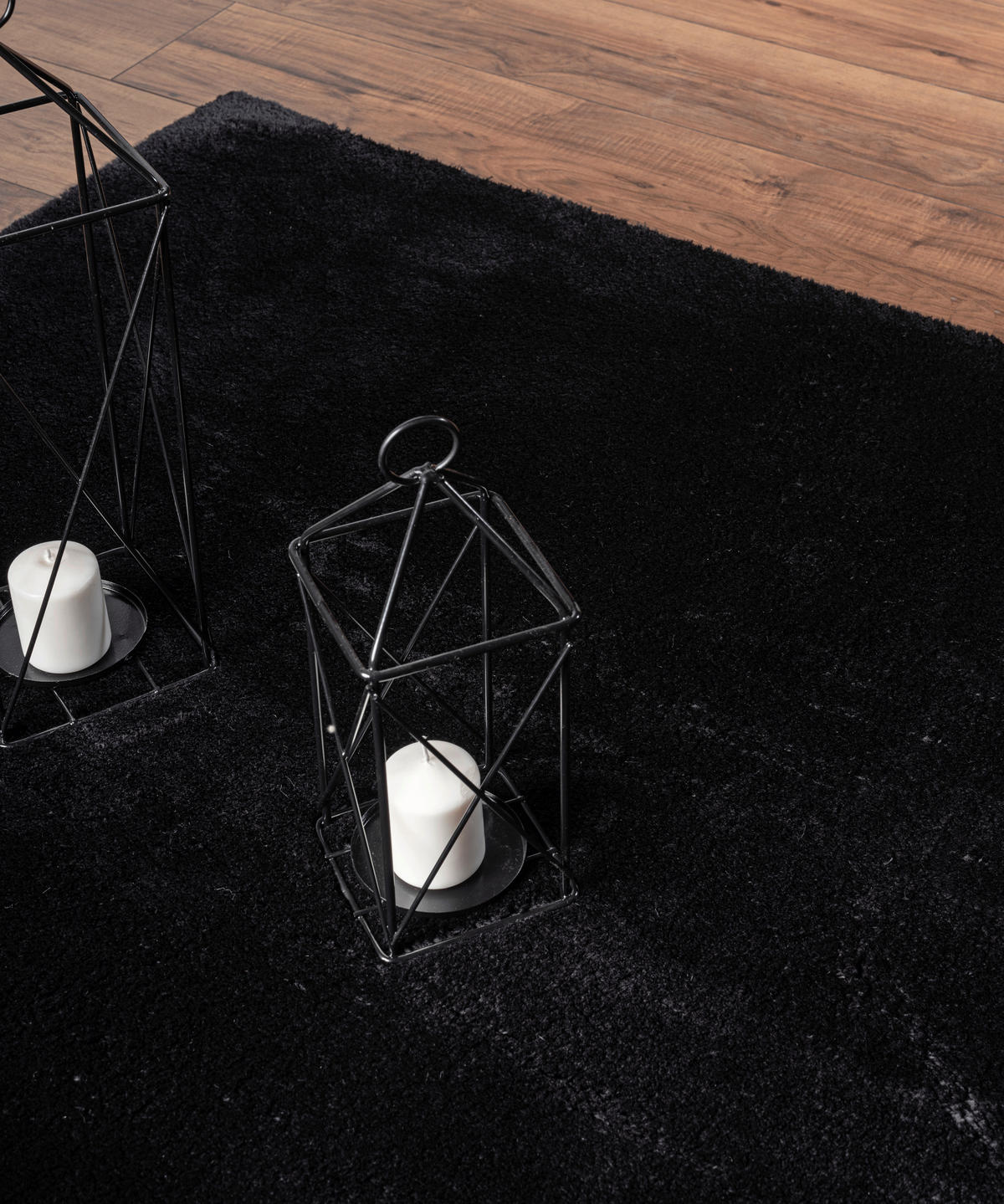 Teppich Loft schwarz B/L: ca. 120x160 cm Loft - schwarz (120,00/160,00cm)
