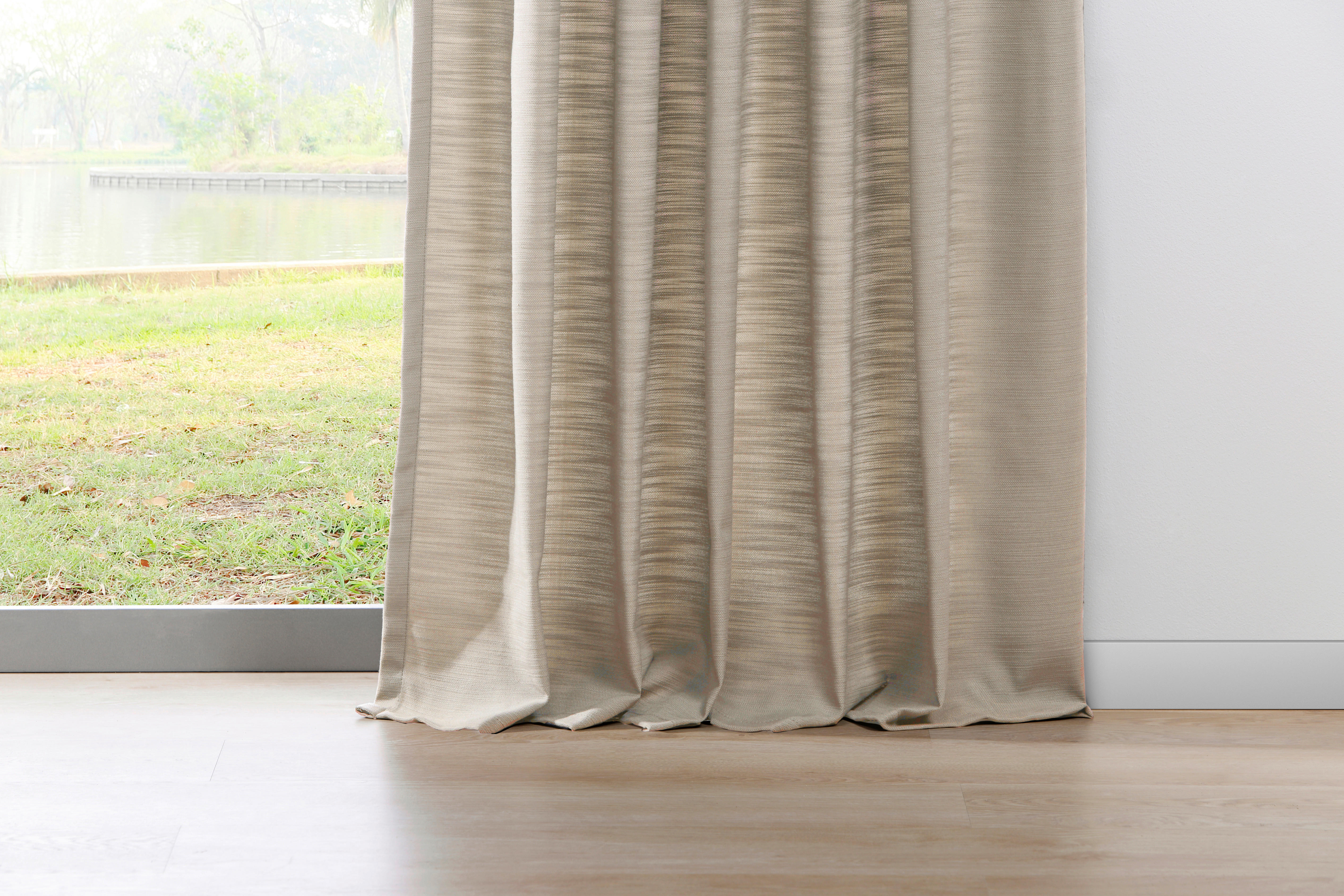 Ösenvorhang 2er Pack Balance beige B/L: ca. 135x245 cm Balance - beige (135,00/245,00cm)