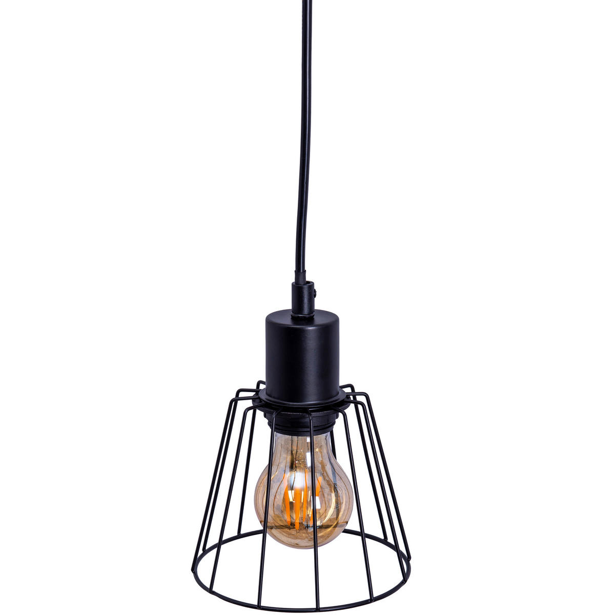 Näve Leuchten Pendelleuchte NV7094322 schwarz Metall B/H/T: ca. 13x150x100 cm E27 4 Brennstellen Woodland - schwarz (13,00/150,00/100,00cm) - Näve Leuchten