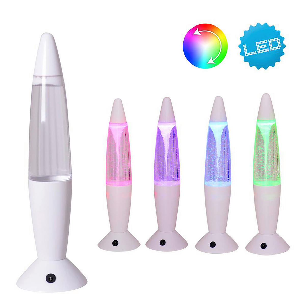 Näve Leuchten LED-Tischleuchte bunt Kunststoff B/H/T/D: ca. 10x36x10x10 cm TORNADO - bunt (10,00/36,00/10,00cm) - Näve Leuchten