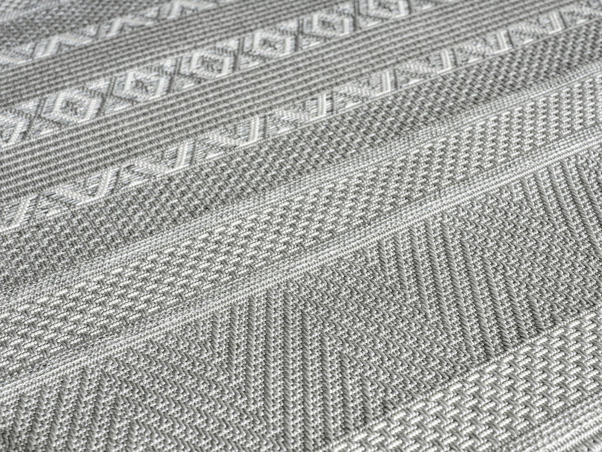 Merinos Teppich Ottowa grau B/L: ca. 240x340 cm Ottowa - grau (240,00/340,00cm) - Merinos