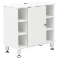 Waschbeckenunterschrank weiß B/H/T: ca. 32x64x60 cm Waschbeckenunterschrank - weiß (32,00/64,00/60,00cm) - Wohnling