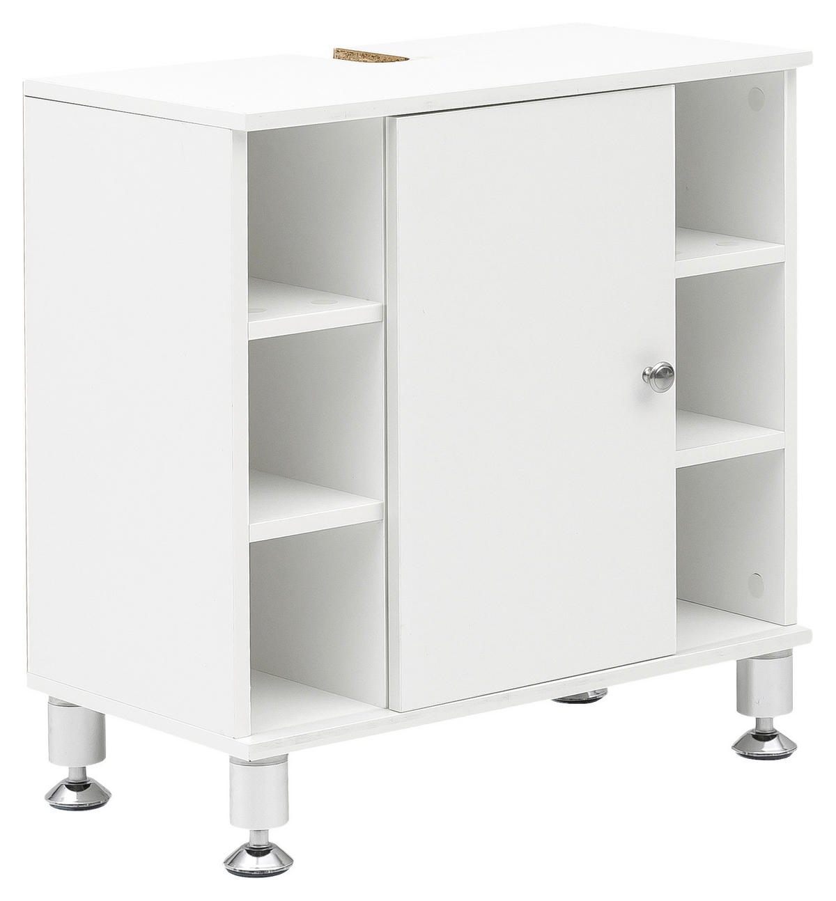 Waschbeckenunterschrank weiß B/H/T: ca. 32x64x60 cm Waschbeckenunterschrank - weiß (32,00/64,00/60,00cm) - Wohnling
