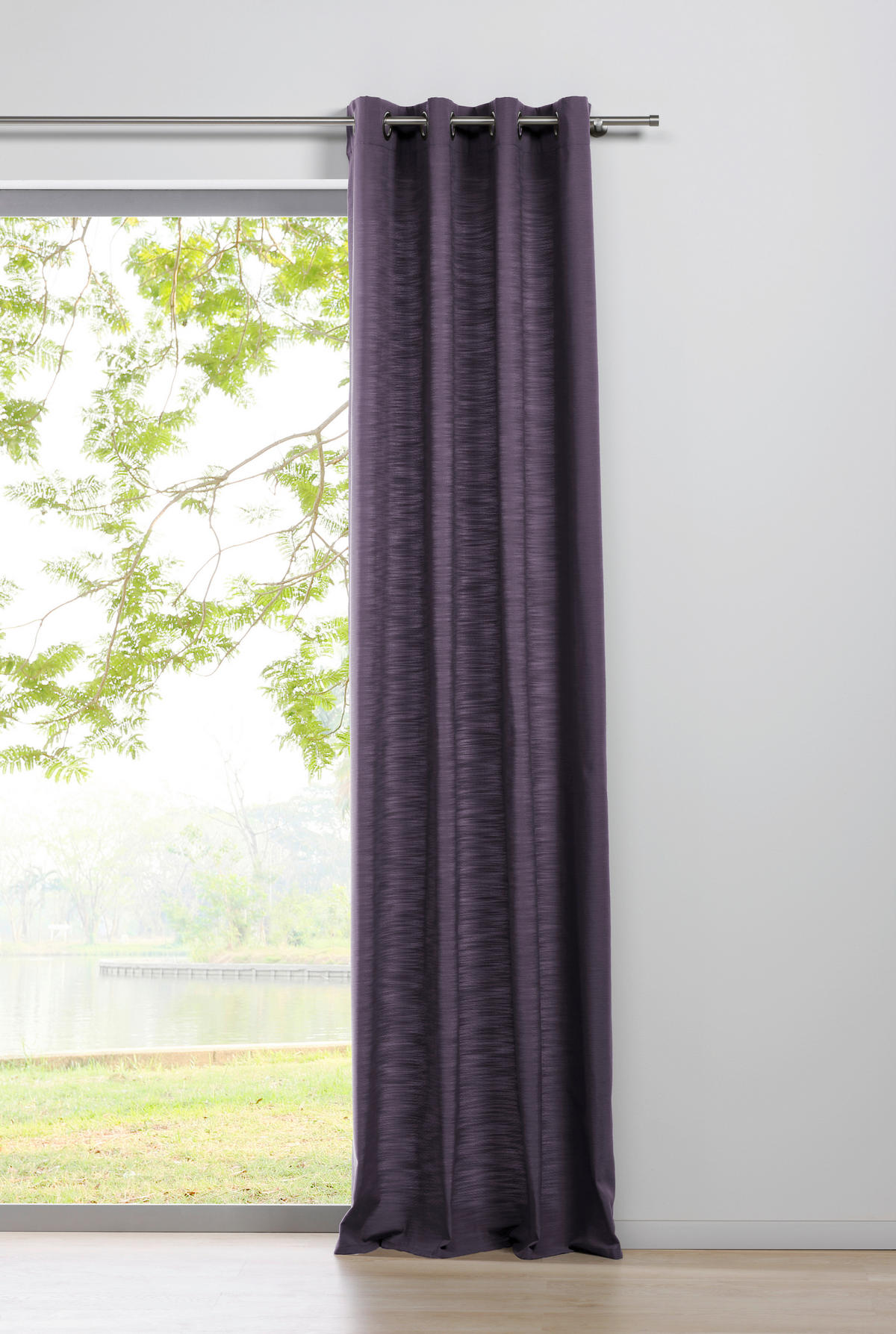 Ösenvorhang BALANCE brombeer B/L: ca. 135x300 cm BALANCE - brombeer (135,00/300,00cm)