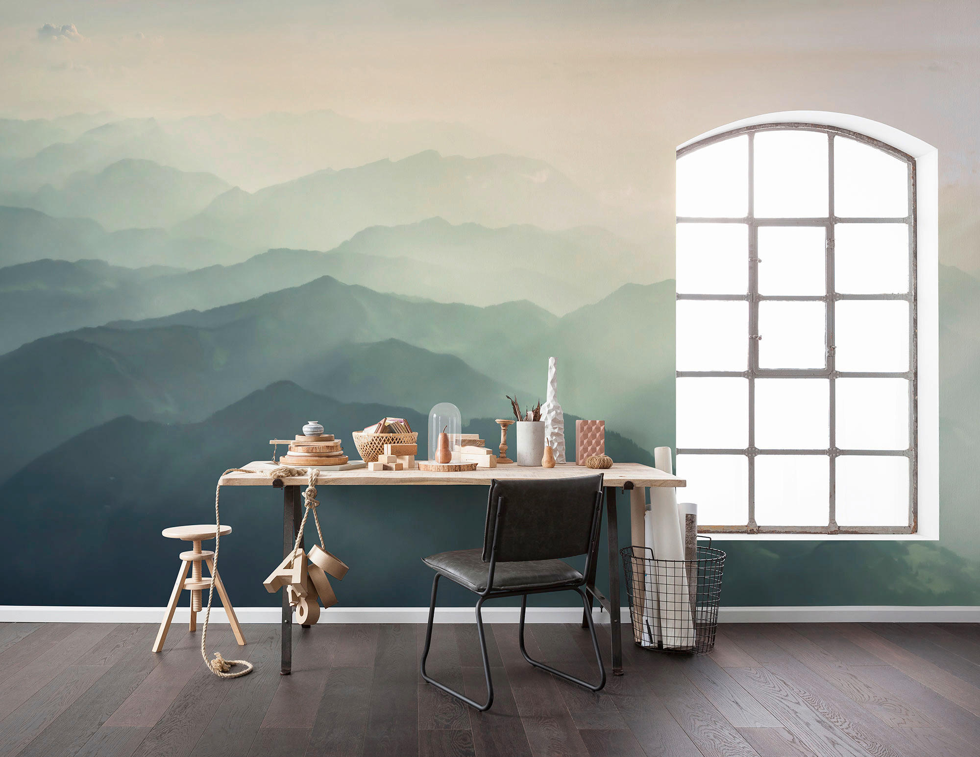 Komar Fototapete Hazy Hills B/L: ca. 400x250 cm Hazy Hills - (400,00/250,00cm) - Komar