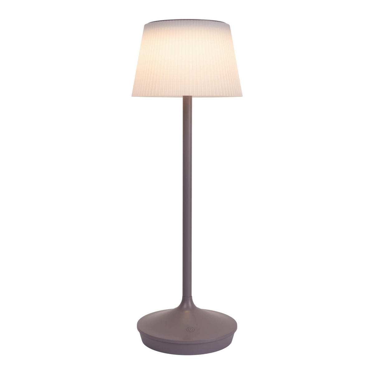 LED-Solar-Tischleuchte violett Kunststoff Metall B/H/T/D: ca. 13x38x13x13 cm EMMI - violett (13,00/38,00/13,00cm) - Näve Leuchten