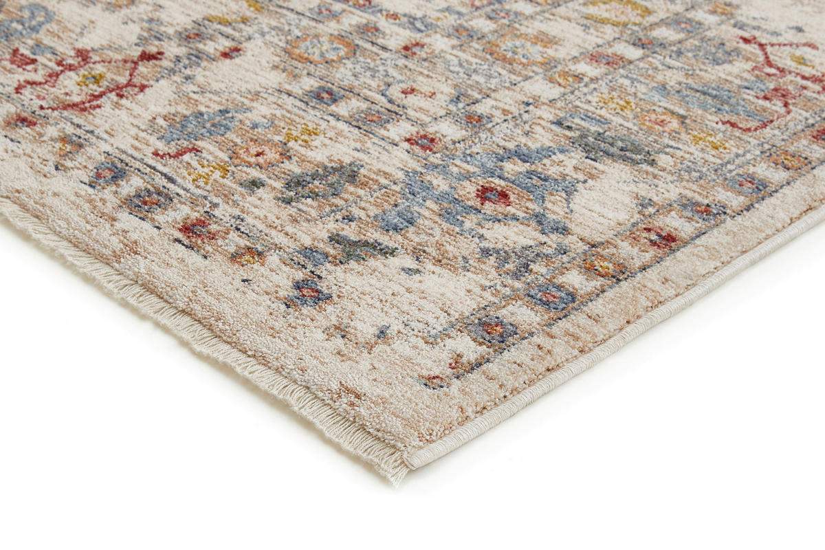 Teppich Rocco creme B/L: ca. 120x160 cm Rocco - blau/creme (120,00/160,00cm)