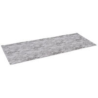 Weichschaummatte weiß B/L: ca. 65x180 cm Weichschaummatte 65x180 Marmor weiß - weiß (65,00/180,00cm)