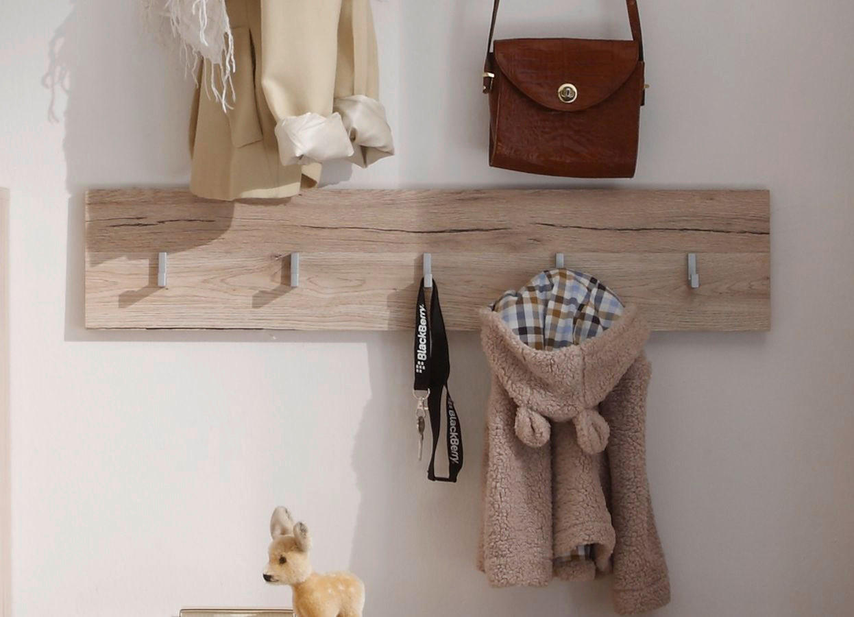 Wandboard Malea Eiche San-Remo Nachbildung B/H/T: ca. 88x18x2 cm Malea - Eiche (88,00/18,00/2,00cm) - Trendteam