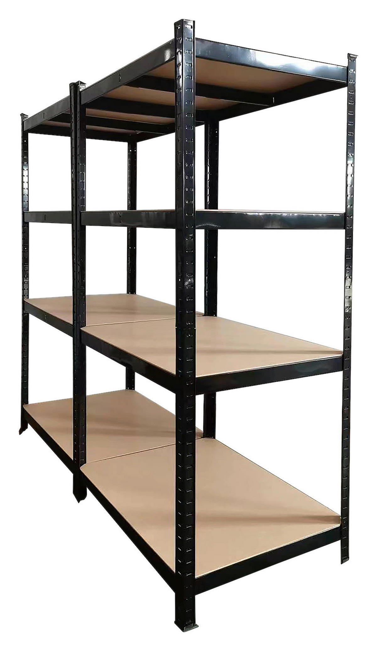Schwerlaststeckregal schwarz B/H/T: ca. 160x160x60 cm Schwerlaststeckregal 160x160x60cm S - schwarz (160,00/160,00/60,00cm)