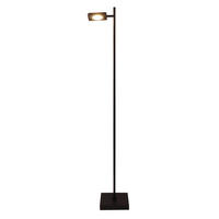 Näve Leuchten LED-Stehleuchte schwarz Metall B/H/T: ca. 26,6x135x20 cm LUPA - schwarz (26,60/135,00/20,00cm) - Näve Leuchten