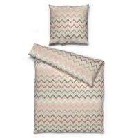 Microfaser Bettwäsche Bettwäsche_Microfaser Zickz beige - beige (135,00/200,00cm) - Sensation