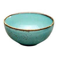 CreaTable Schalen-Set NATURE COLLECTION türkis Steinzeug D: ca. 11,5 cm NATURE COLLECTION - türkis (11,50cm) - CreaTable