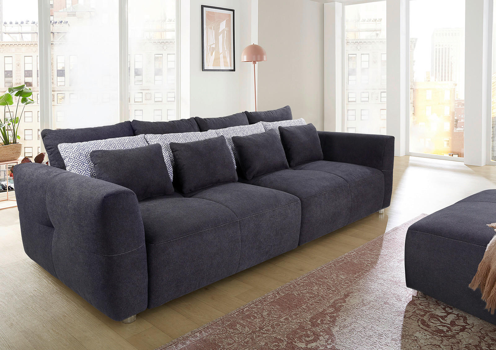 Big Sofa dunkelblau