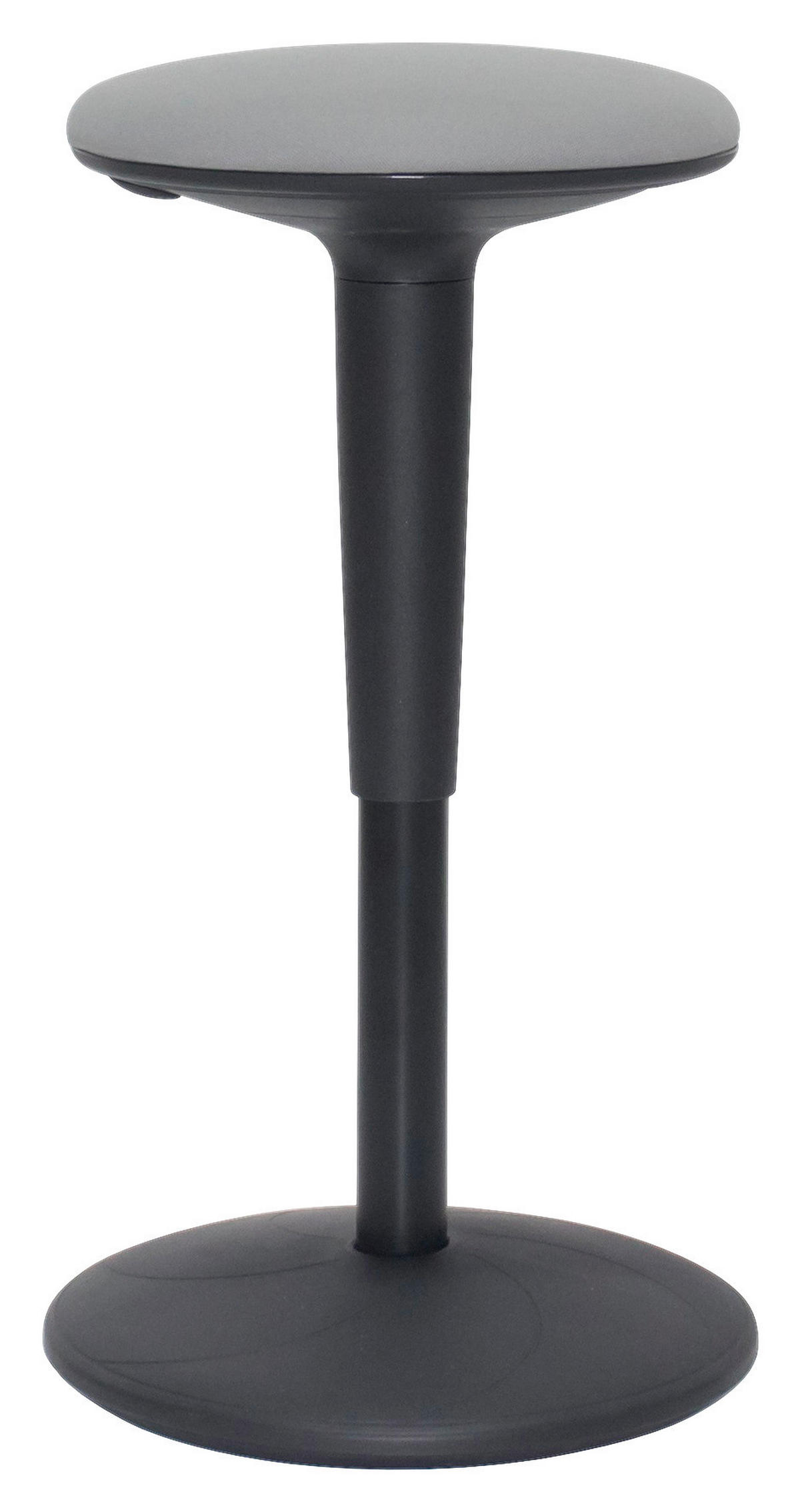 Sitzhocker Arlo schwarz grau Arlo - schwarz/grau (39,00/55,00cm)