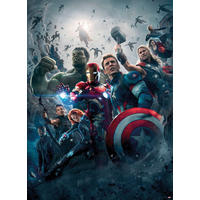 Komar Fototapete Avengers Age of Ultron Movie Poster B/H: ca. 184x254 cm Avengers Age of Ultron Movie Poster - (184,00/254,00cm) - Komar