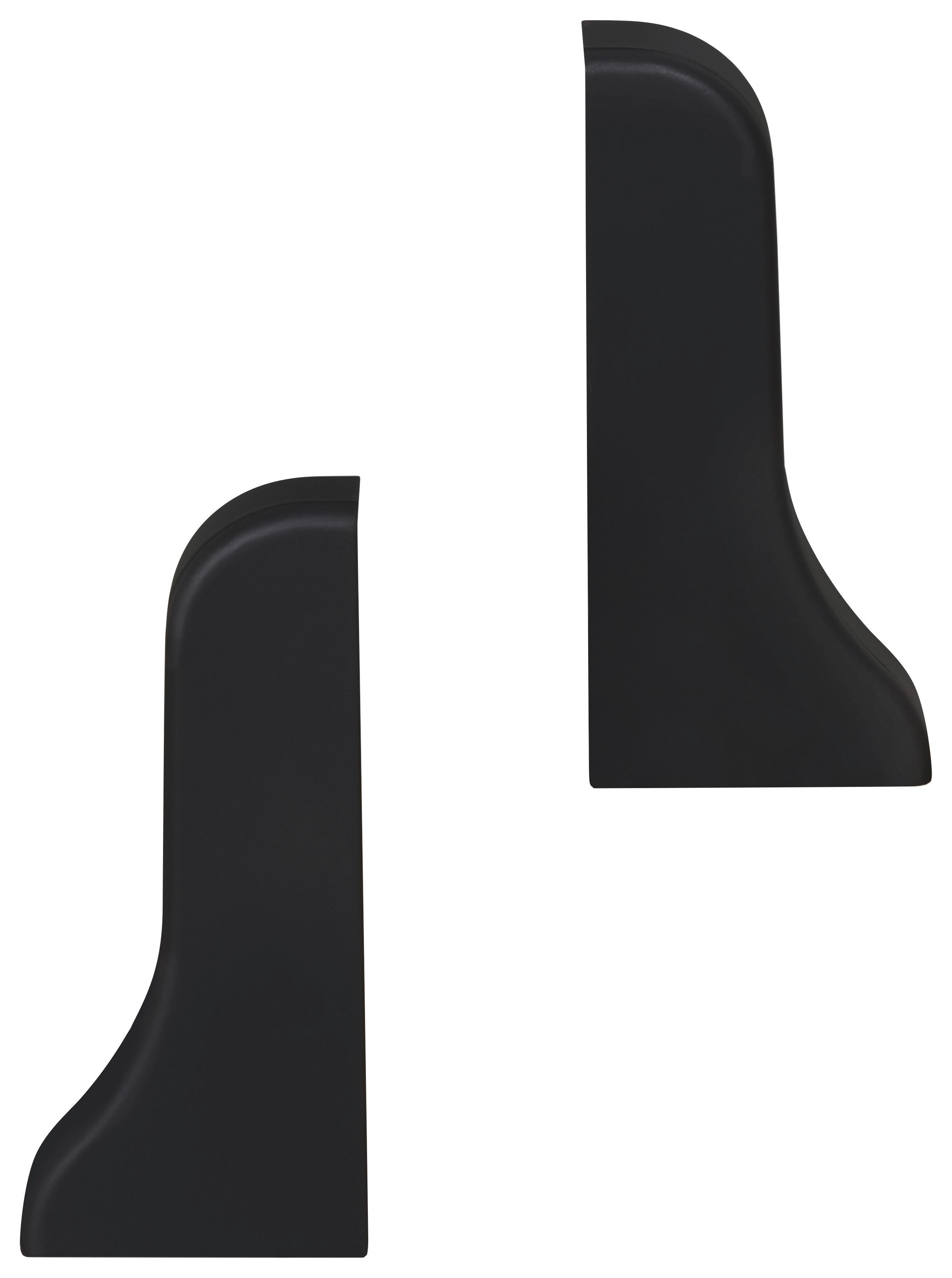 POCOline Endkappe schwarz L/B/H: ca. 2,04x0,97x4,94 cm Endkappe für 48mm KST SL schwarz - schwarz (2,04/0,97/4,94cm) - POCOline