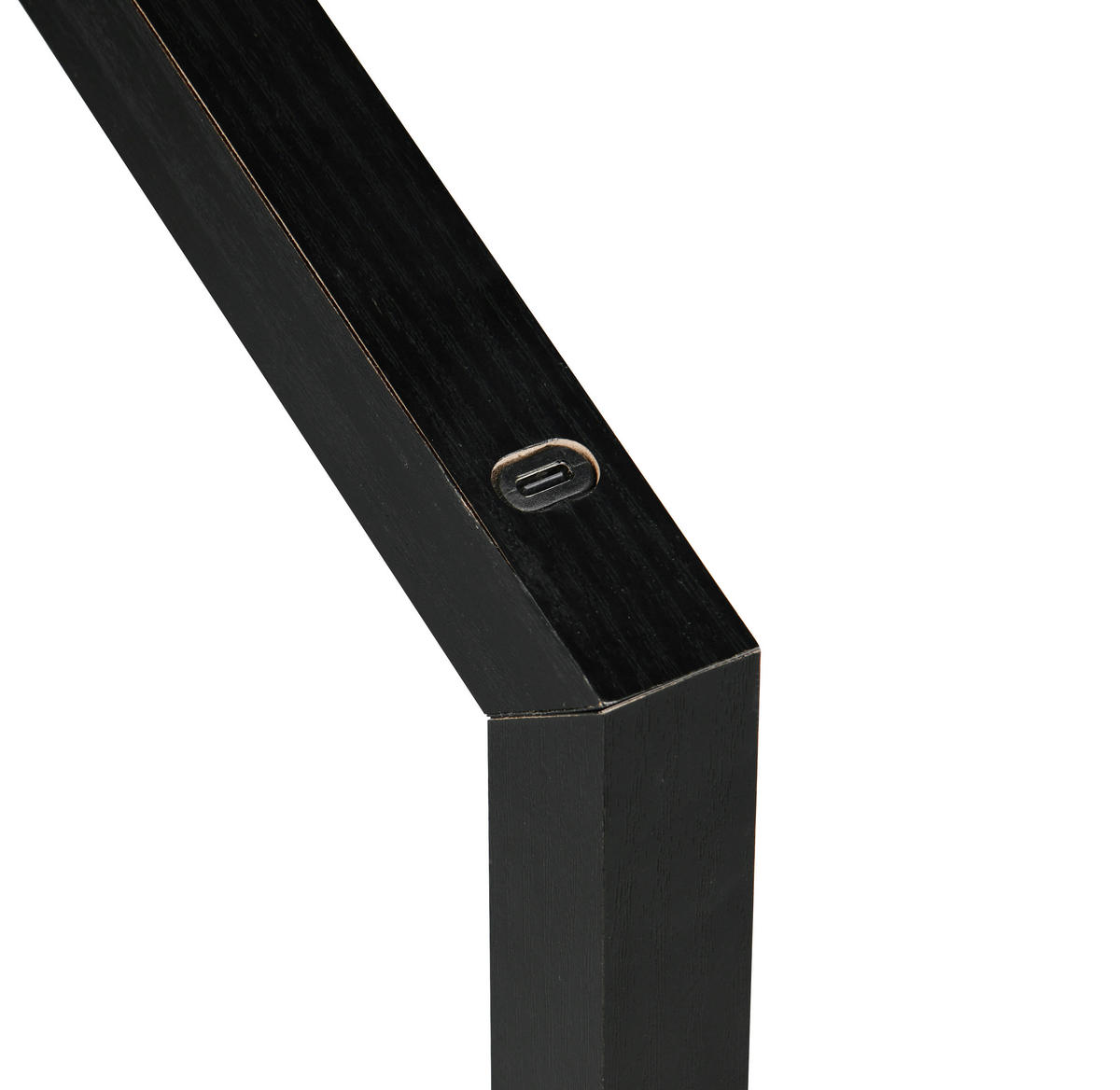 Reality LED Tischleuchte SKIP mattschwarz MDF B/H/T: ca. 11x37,5x14,5 cm 1 Brennstellen Skip - mattschwarz (11,00/37,50/14,50cm) - Reality