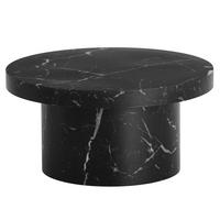 Couchtisch schwarz Marmor Optik B/H/T: ca. 60x30x60 cm Couchtisch - schwarz (60,00/30,00/60,00cm) - Wohnling