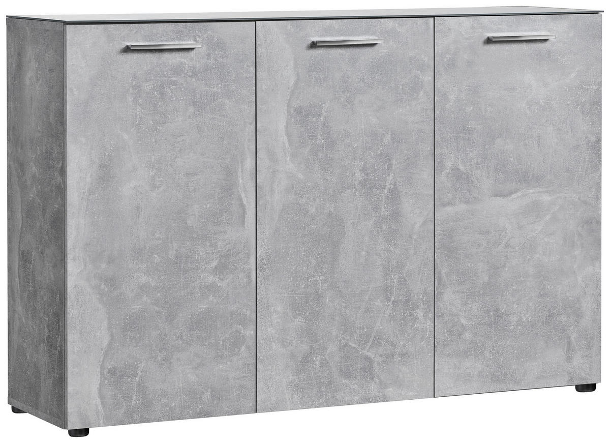 Kommode Rio Beton Optik B/H/T: ca. 120x83x35 cm Rio - Beton (120,00/83,00/35,00cm)