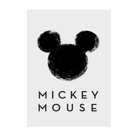 Komar Poster Mickey Mouse Silhouette Disney B/L: ca. 30x40 cm Mickey Mouse Silhouette - (30,00/40,00cm) - Komar