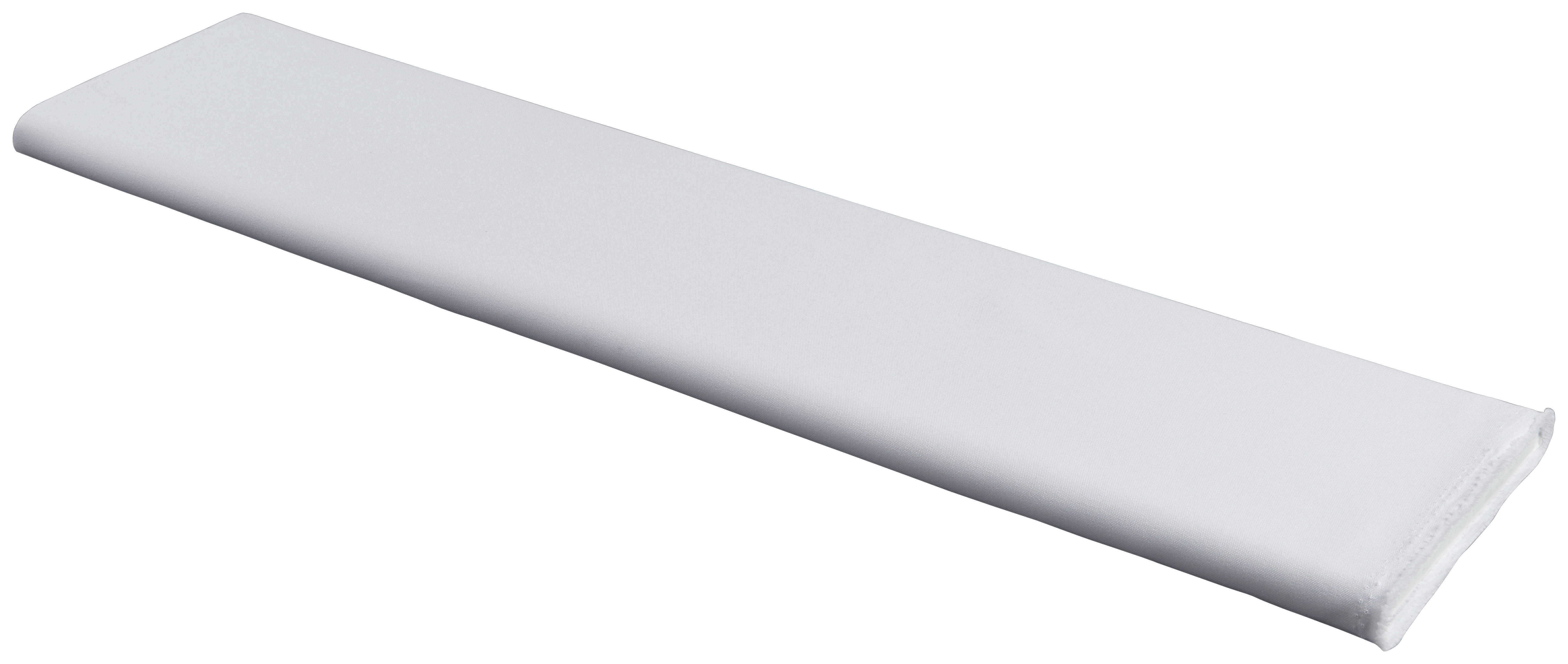 Dekostoff Satinette weiß B: ca. 145 cm Satinette - weiß (145,00cm)