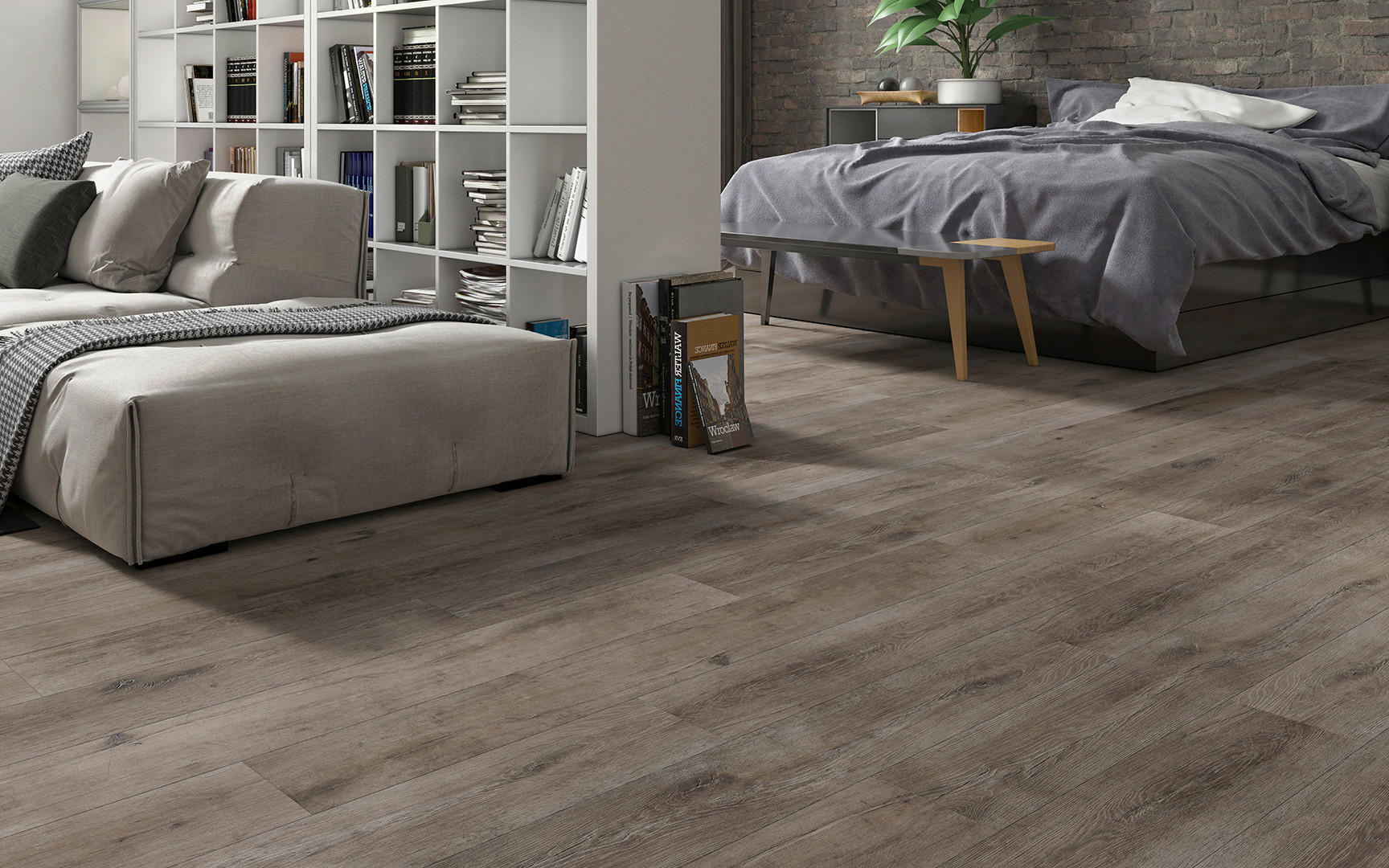 Click-Vinylboden NEO 2.0 ca. 2,454 m² im Paket  B/L: ca. 17,3x129 cm pro Paket NEO 2.0 ca. 2,454 m² im Paket - braun (17,30/129,00cm)
