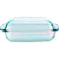 Brat- und Backform Glas B/H/L: ca. 22x7x34 cm Brat-/u.Backform - (34,00/22,00/7,00cm)