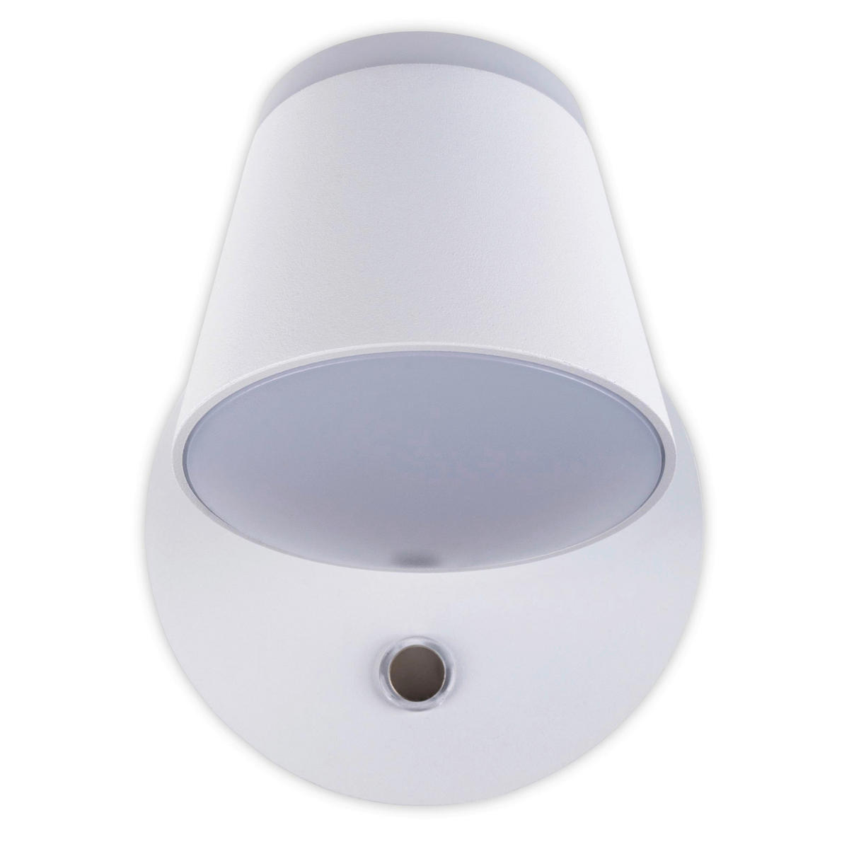 Näve Leuchten LED-Wandleuchte weiß Metall Kunststoff B/H/T: ca. 12x12x14,5 cm TONDO - weiß (12,00/12,00/14,50cm) - Näve Leuchten