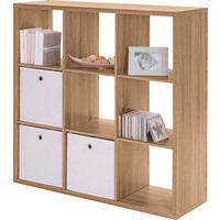 Raumteiler Max Eiche Sonoma Nachbildung B/H/T: ca. 107x107x33 cm Max - Eiche (107,00/107,00/33,00cm)