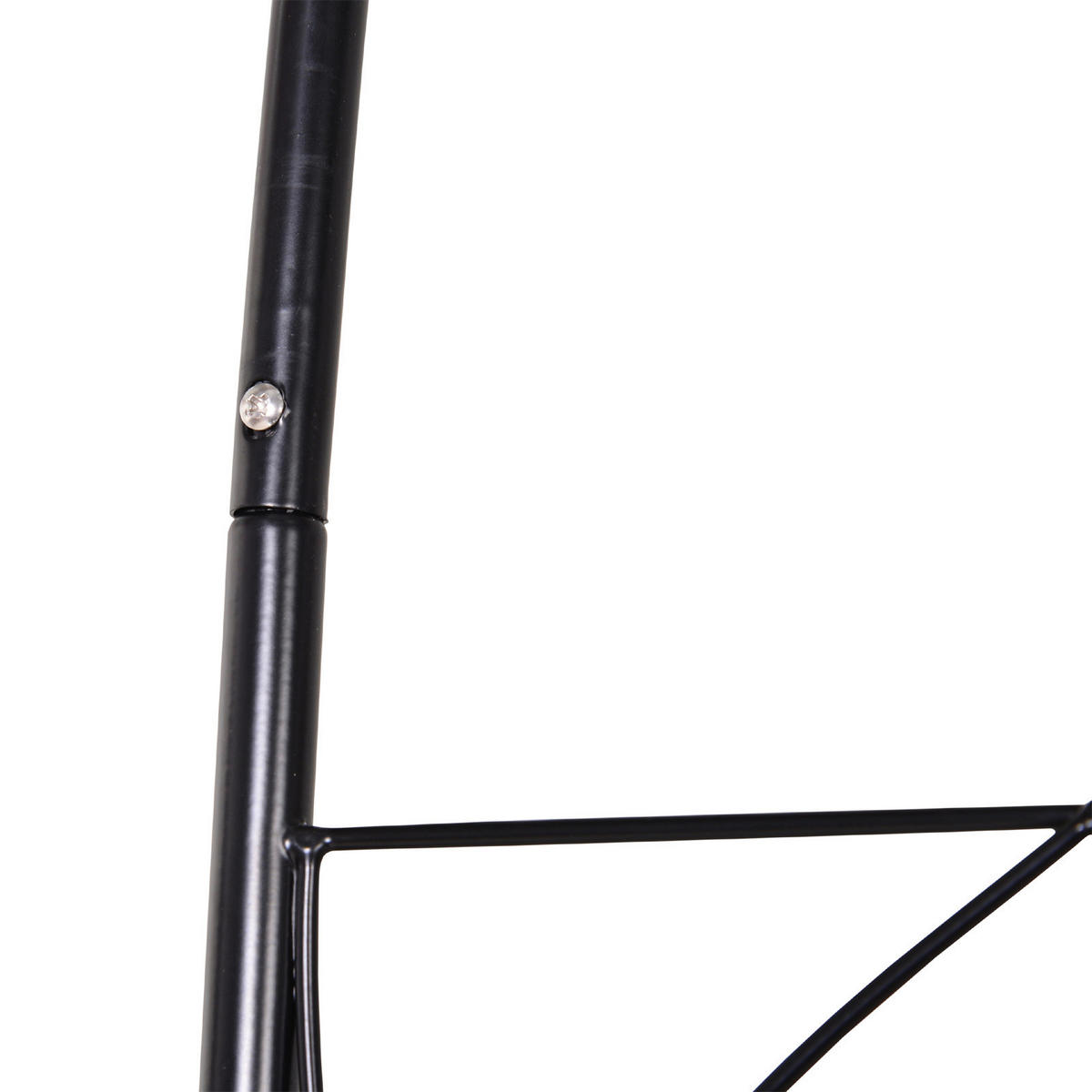 Outsunny Rosenbogen schwarz B/H/L: ca. 30x230x114 cm Rosenbogen - schwarz (114,00/30,00/230,00cm) - Outsunny
