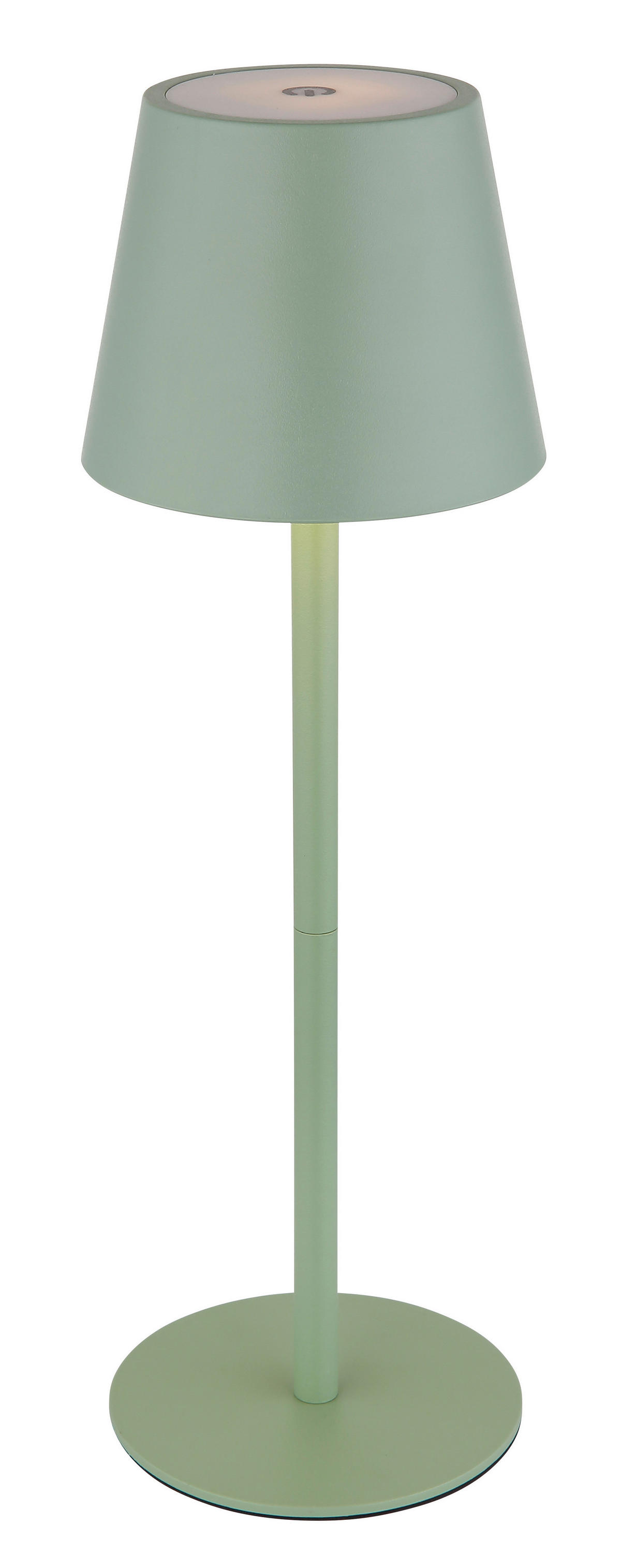 GLOBO LED-Tischleuchte Opal hellgrün Metall Kunststoff H/D: ca. 36x11,5 cm 1 Brennstellen VANNIE I - hellgrün/Opal (11,50/36,00cm) - GLOBO
