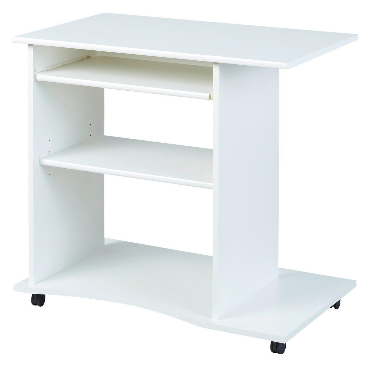 Schreibtisch Pepe weiß B/H/T: ca. 80x75x50 cm Pepe - weiß (80,00/75,00/50,00cm) - Inter Link