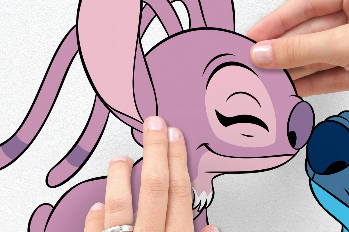 Komar Wandtattoo Stitch and Angel Cutie  Stitch and Angel Cutie B/L: ca. 50x70 cm Stitch and Angel Cutie - (50,00/70,00cm) - Komar