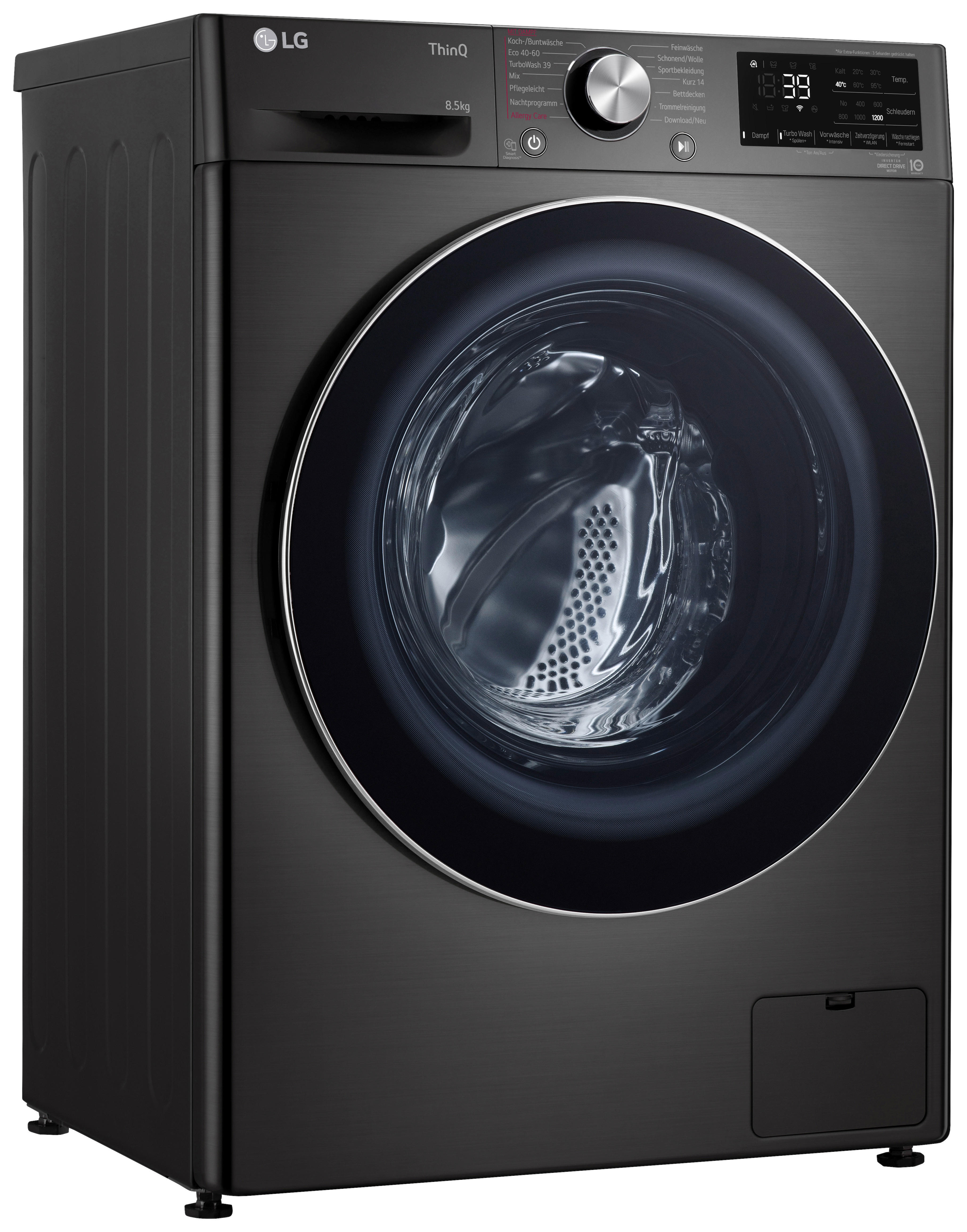 LG Waschvollautomat F2WV9082B schwarz B/...