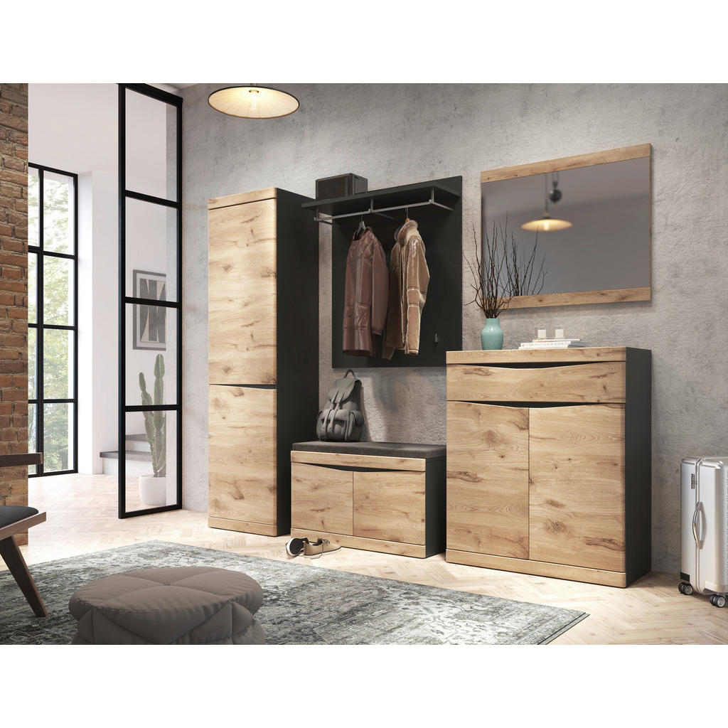 Thumbnail - Wandspiegel Spring Eiche Eiche Viking Nachbildung B/H/T: ca. 86x72x2,2 cm