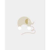Komar Poster Baby Happy Elefant B/L: ca. 40x50 cm Baby Happy - (40,00/50,00cm) - Komar