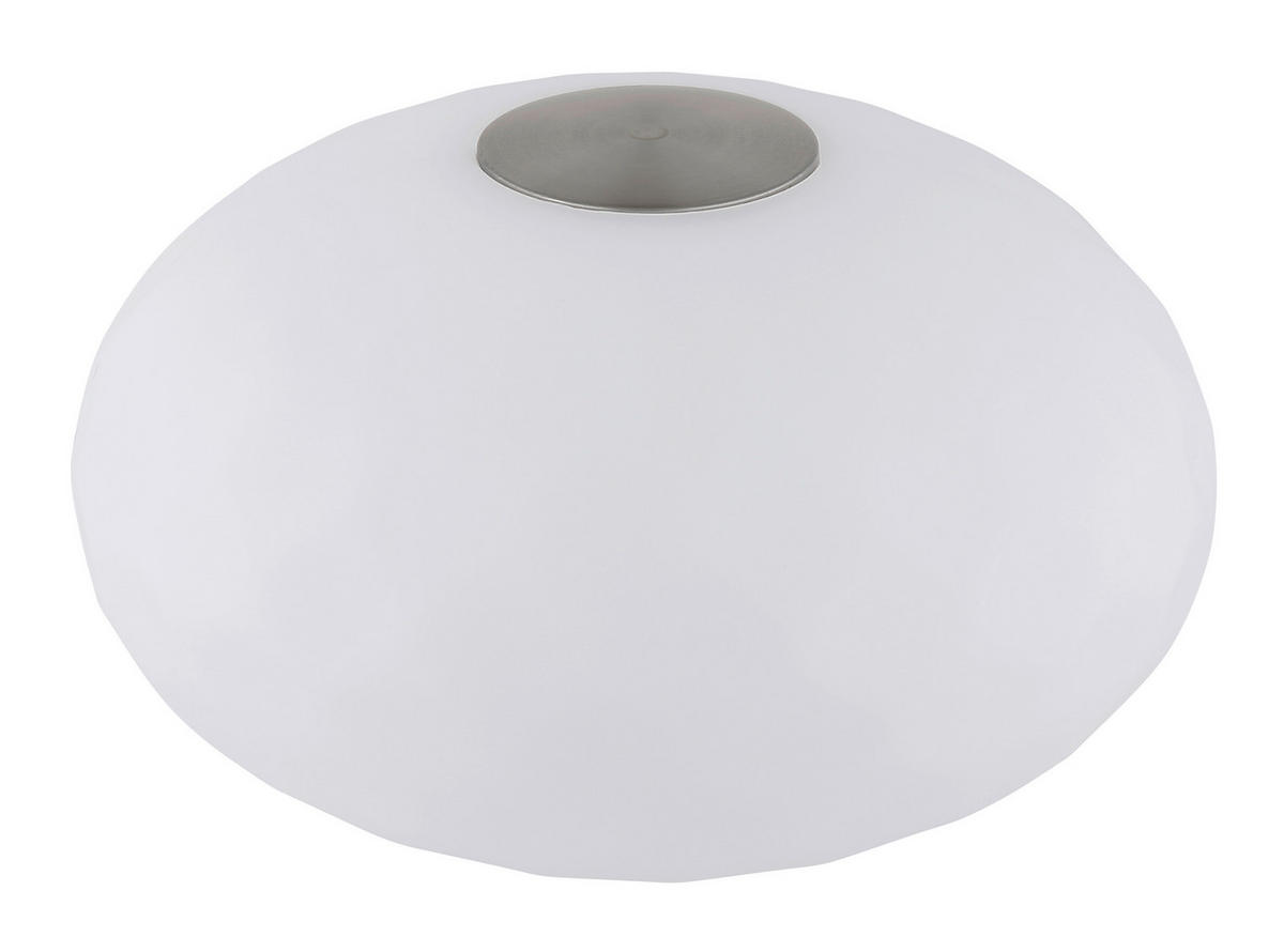 GLOBO LED-Tischleuchte LEALA 28068 schwarz weiß Kunststoff H/D: ca. 11,7x20 cm 6 Brennstellen LEALA - weiß/schwarz (20,00/11,70cm) - GLOBO