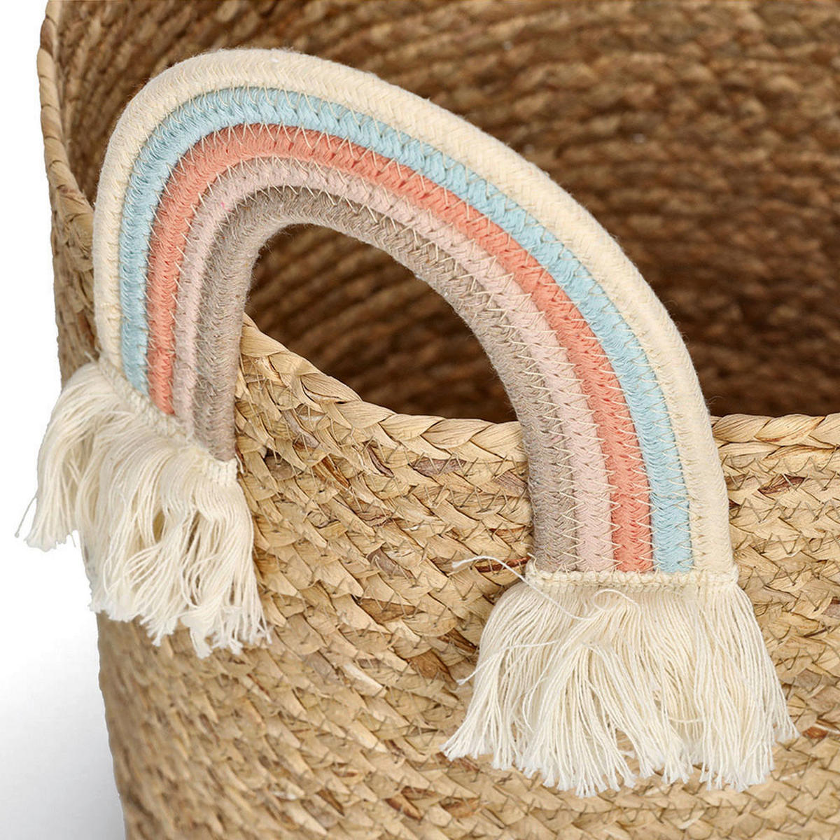 Zeller Korb Rainbow multicolor Baumwolle B/H/L: ca. 35x34x35 cm Rainbow - multicolor (35,00/35,00/34,00cm) - Zeller
