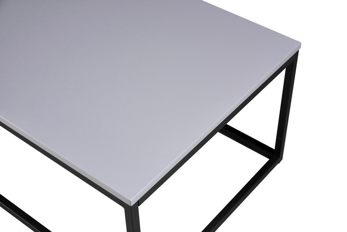 Couchtisch Thor 2 grau MDF B/H/T: ca. 110x40x60 cm Thor 2 - schwarz/grau (110,00/40,00/60,00cm)