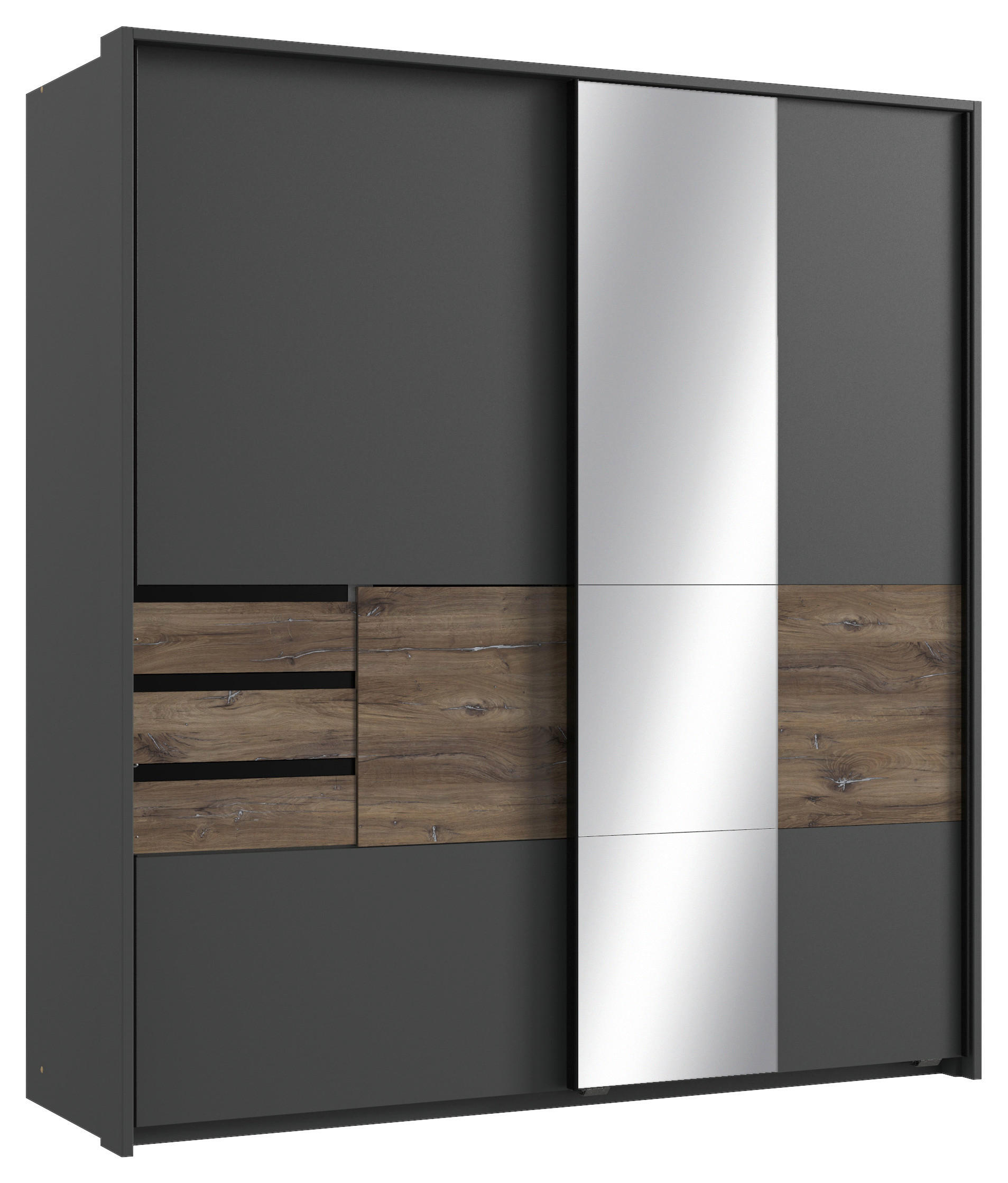 Passepartoutrahmen Bamberg Graphit B/H/T: ca. 183x200x12 cm Bamberg - Graphit (183,00/200,00/12,00cm)