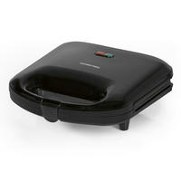 GOURMETmaxx Sandwichtoaster 13805 schwarz Kunststoff B/H/L: ca. 21,3x8,8x21,4 cm Sandwichmaker 13805 - schwarz (21,40/21,30/8,80cm) - GOURMETmaxx