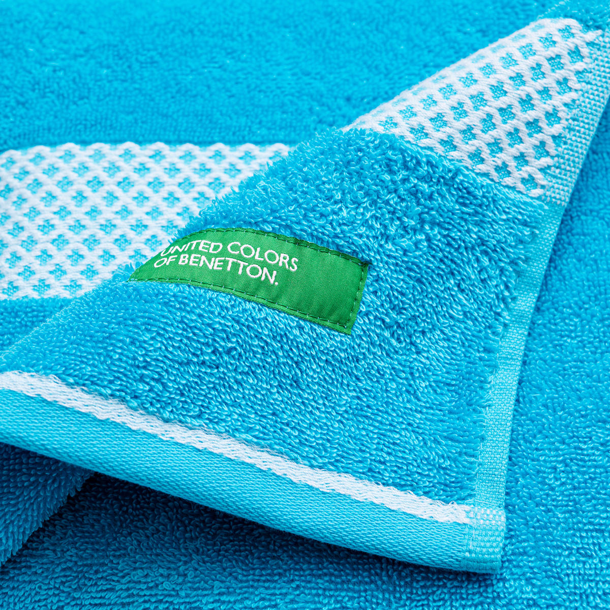 Handtuch SUMMER hellblau Baumwolle B/L: ca. 50x90 cm SUMMER - hellblau (50,00/90,00cm) - BENETTON