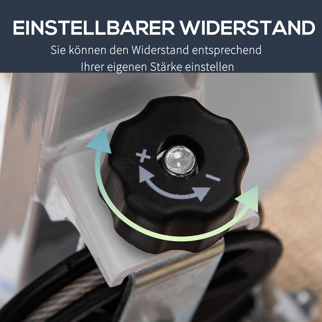 Thumbnail - HOMCOM Steppmaschine schwarz Stahl B/H/L: ca. 44x108x55 cm